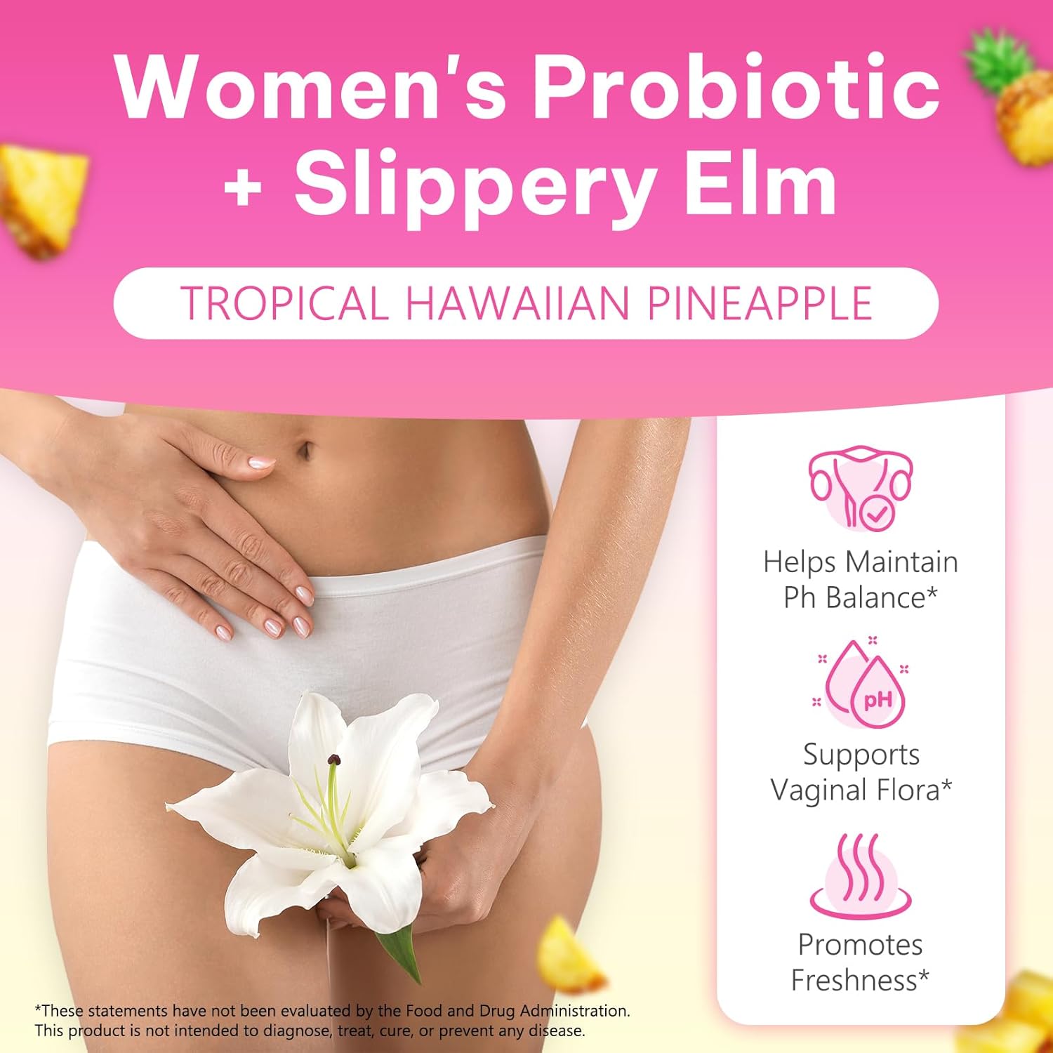 Women's Probiotic + Slippery Elm Gummies